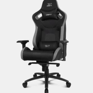 DRIFT DR600BGRAY silla para videojuegos Butaca para jugar Asiento acolchado Negro, Gris