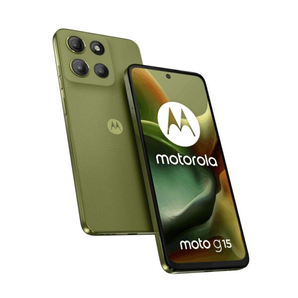 Motorola moto g15 17,1 cm (6.72") SIM doble Android 15 4G USB Tipo C 8 GB 128 GB 5200 mAh Verde