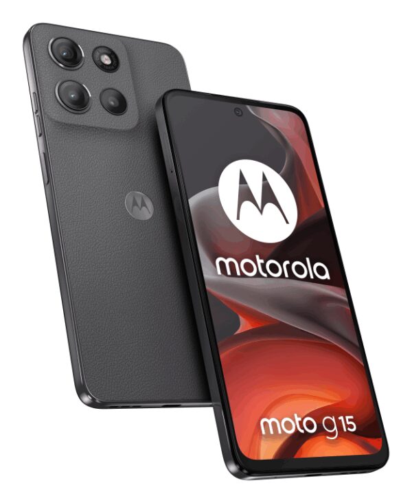 Motorola moto g15 17,1 cm (6.72") SIM doble Android 15 4G USB Tipo C 8 GB 256 GB 5200 mAh Gris