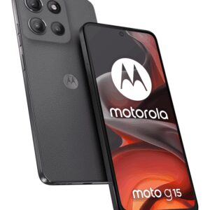 Motorola moto g15 17,1 cm (6.72") SIM doble Android 15 4G USB Tipo C 8 GB 512 GB 5200 mAh Gris
