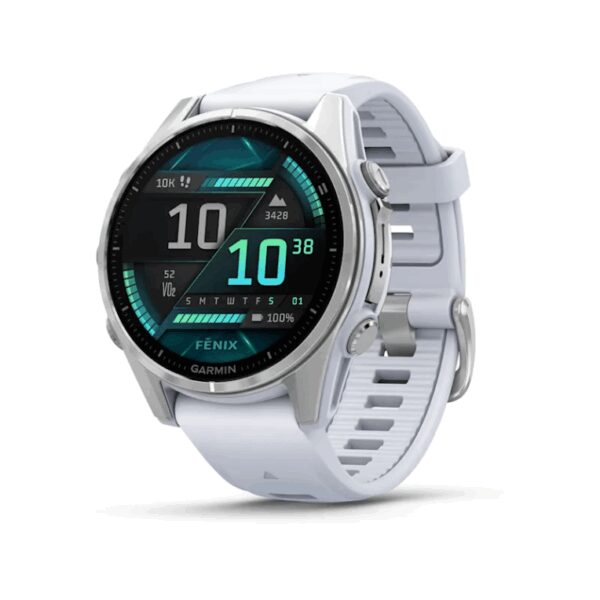 Garmin Fenix 8 3,3 cm (1.3") AMOLED 43 mm Digital 416 x 416 Pixeles Pantalla táctil Plata Wifi GPS (satélite)