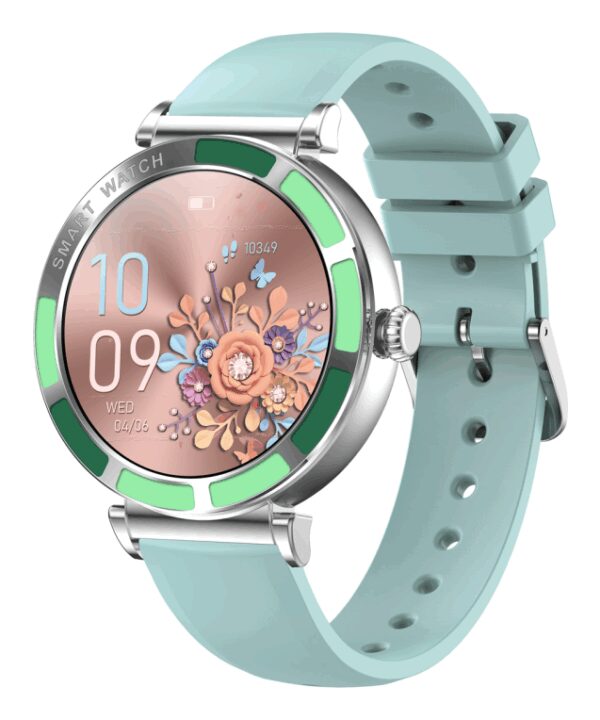 Trevi T-FIT 245 L 3,23 cm (1.27") IPS 41 mm Digital Pantalla táctil Verde, Metálico