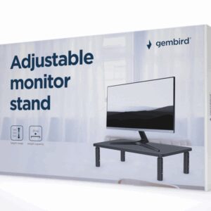 Gembird MS-TABLE-01 soporte para monitor Escritorio Negro