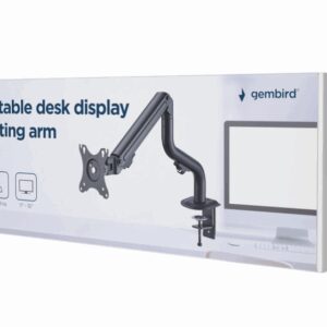 Gembird MA-DA1-02 soporte para monitor 81,3 cm (32") Escritorio Negro