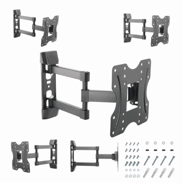Gembird WM-42ST-02 soporte para TV 106,7 cm (42") Negro