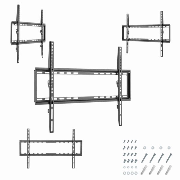 Gembird WM-70F-03 soporte para TV 177,8 cm (70") Negro