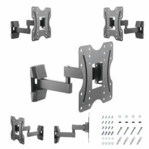 Gembird WM-42ST-01 soporte para TV 106,7 cm (42") Negro