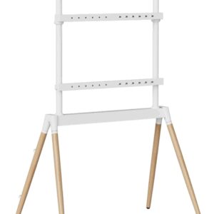 Gembird TVS-86F-01-W soporte para TV 2,18 m (86") Blanco, Madera