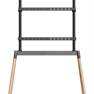 Gembird TVS-86F-01-BK soporte para TV 2,18 m (86") Negro, Madera