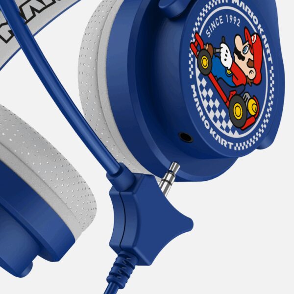 OTL Technologies Super Mario Nintendo Mariokart Auriculares Alámbrico Diadema Juego Azul, Blanco