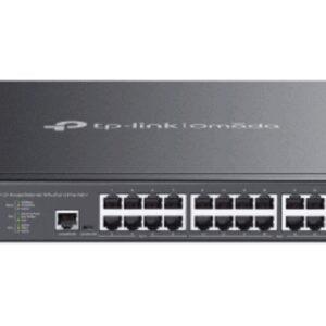 TP-Link Omada SG3428XMPP switch Gestionado L2+ Gigabit Ethernet (10/100/1000) Energía sobre Ethernet (PoE) 1U Negro