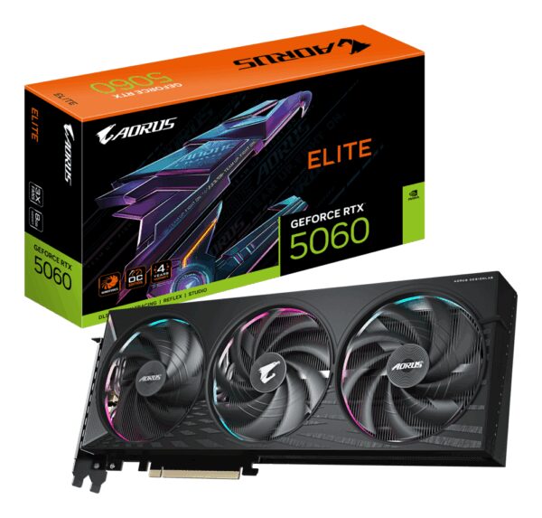 GIGABYTE AORUS GeForce RTX 5060 ELITE 8G NVIDIA