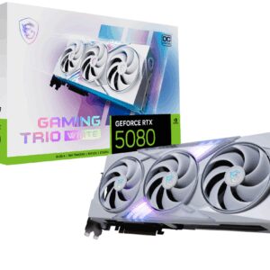 MSI GAMING GEFORCE RTX 5080 16G TRIO OC WHITE tarjeta gráfica NVIDIA 16 GB GDDR7