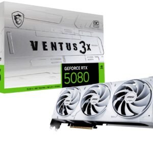 MSI VENTUS GEFORCE RTX 5080 16G 3X OC WHITE tarjeta gráfica NVIDIA 16 GB GDDR7