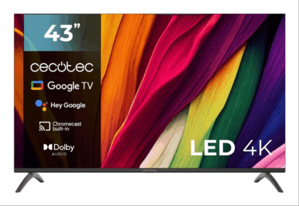 Cecotec ALU40043 109,2 cm (43") 4K Ultra HD Smart TV Negro