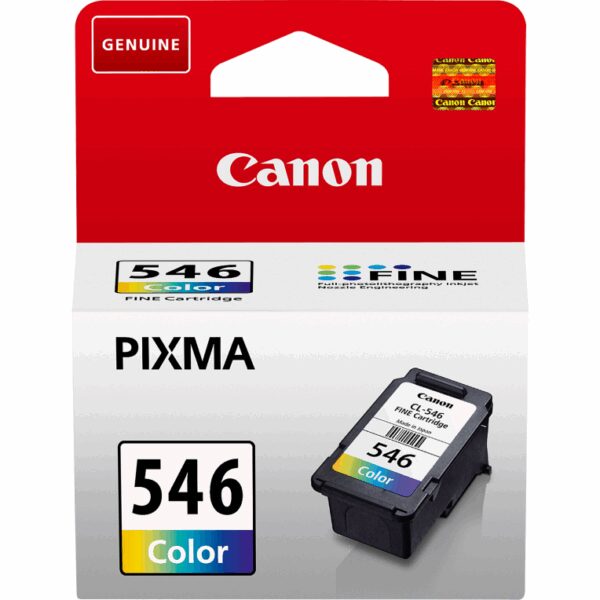 Canon CL-546 cartucho de tinta 1 pieza(s) Original Rendimiento estándar Cian, Magenta, Amarillo