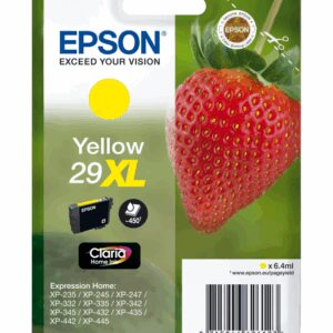 Epson Strawberry C13T29944012 cartucho de tinta 1 pieza(s) Original Alto rendimiento (XL) Amarillo