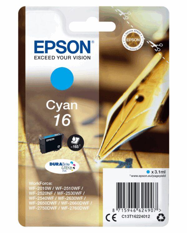 Epson Pen and crossword C13T16224012 cartucho de tinta 1 pieza(s) Original Rendimiento estándar