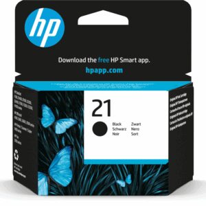 HP 21 Black Original Ink Cartridge cartucho de tinta 1 pieza(s) Rendimiento estándar