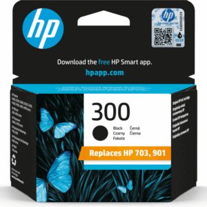 HP 300 Tintenpatrone Schwarz mit Vivera-Tinte cartucho de tinta 1 pieza(s) Rendimiento estándar