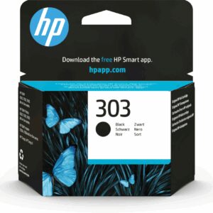 HP 303 Black Original Ink Cartridge cartucho de tinta 1 pieza(s) Rendimiento estándar