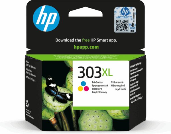 HP 303XL High Yield Tri-color Original Ink Cartridge cartucho de tinta 1 pieza(s) Alto rendimiento (XL) Cian, Magenta, Amarillo