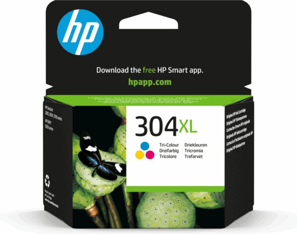 HP 304XL Tri-color Original Ink Cartridge cartucho de tinta 1 pieza(s) Alto rendimiento (XL) Cian, Magenta, Amarillo