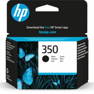 HP 350 Druckpatrone Schwarz mit Vivera-Tinte cartucho de tinta 1 pieza(s) Rendimiento estándar