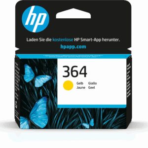 HP 364 Yellow Original Ink Cartridge cartucho de tinta 1 pieza(s) Rendimiento estándar