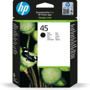 HP 45 Druckpatrone Groß Schwarz cartucho de tinta 1 pieza(s) Alto rendimiento (XL)