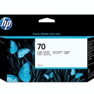 HP 70 130-ml Photo Black DesignJet Ink Cartridge cartucho de tinta 1 pieza(s) Original Rendimiento estándar Foto negro