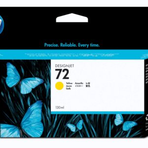 HP 72 130-ml Yellow DesignJet Ink Cartridge cartucho de tinta 1 pieza(s) Original Alto rendimiento (XL)