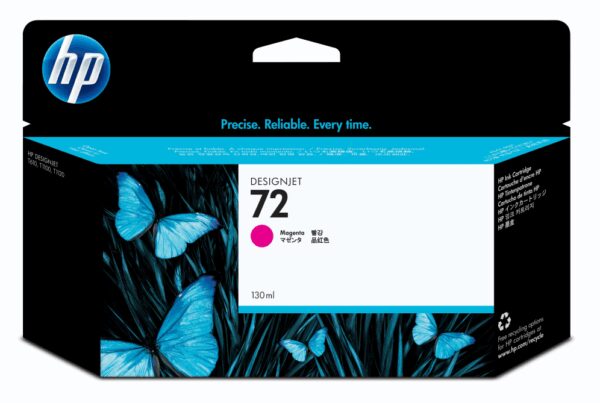 HP 72 130-ml Magenta DesignJet Ink Cartridge cartucho de tinta 1 pieza(s) Original Alto rendimiento (XL)