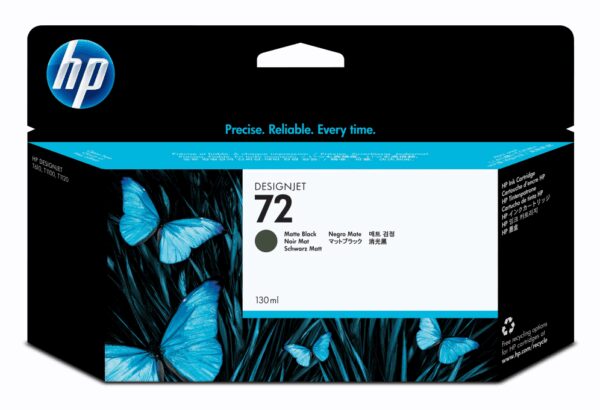 HP 72 130-ml Matte Black DesignJet Ink Cartridge cartucho de tinta 1 pieza(s) Original Alto rendimiento (XL)