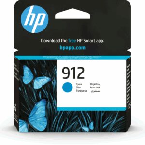 HP 912 Cyan Original Ink Cartridge cartucho de tinta 1 pieza(s) Rendimiento estándar