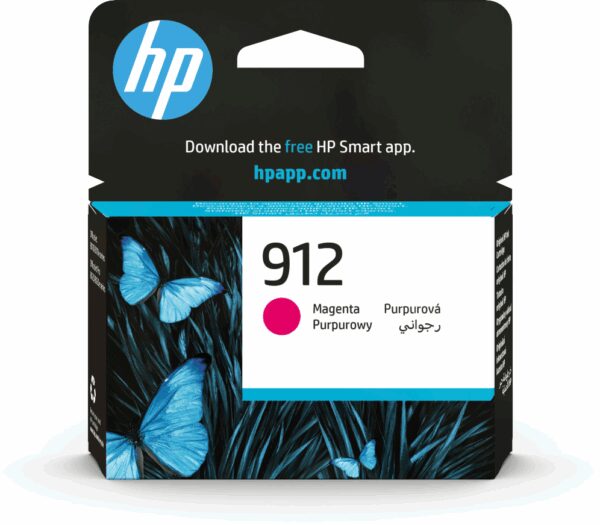 HP 912 Magenta Original Ink Cartridge cartucho de tinta 1 pieza(s) Rendimiento estándar
