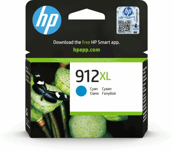 HP 912XL High Yield Cyan Original Ink Cartridge cartucho de tinta 1 pieza(s) Alto rendimiento (XL)