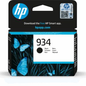 HP 934 Black Original Ink Cartridge cartucho de tinta 1 pieza(s) Rendimiento estándar
