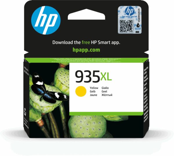 HP 935XL High Yield Yellow Original Ink Cartridge cartucho de tinta 1 pieza(s) Alto rendimiento (XL)
