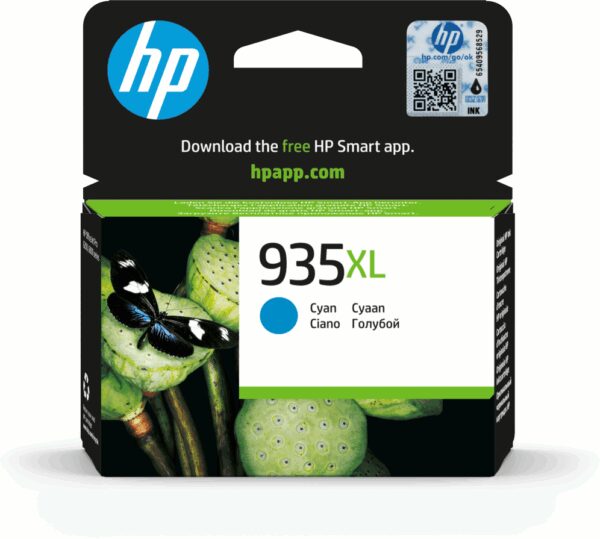 HP 935XL High Yield Cyan Original Ink Cartridge cartucho de tinta 1 pieza(s) Alto rendimiento (XL)