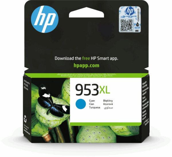 HP 953XL High Yield Cyan Original Ink Cartridge cartucho de tinta 1 pieza(s) Alto rendimiento (XL)