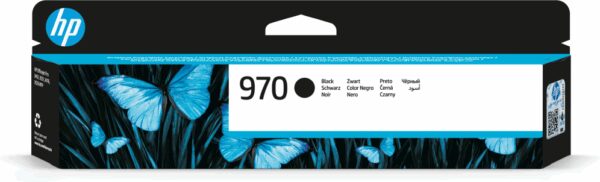 HP 970 Black Original Ink Cartridge cartucho de tinta 1 pieza(s) Rendimiento estándar