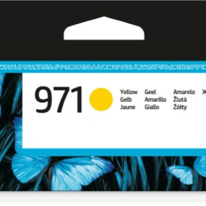 HP 971 Yellow Original Ink Cartridge cartucho de tinta 1 pieza(s) Rendimiento estándar