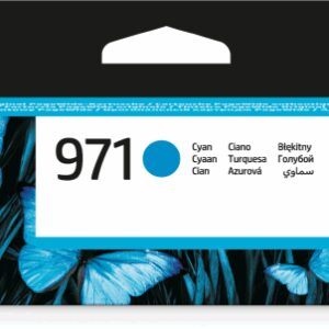 HP 971 Cyan Original Ink Cartridge cartucho de tinta 1 pieza(s) Rendimiento estándar