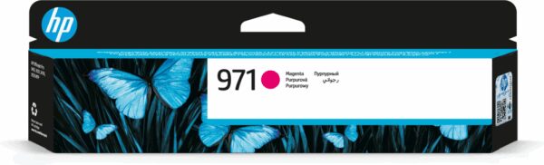 HP 971 Magenta Original Ink Cartridge cartucho de tinta 1 pieza(s) Rendimiento estándar