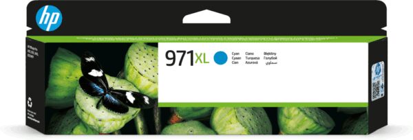 HP 971XL High Yield Cyan Original Ink Cartridge cartucho de tinta 1 pieza(s) Alto rendimiento (XL)