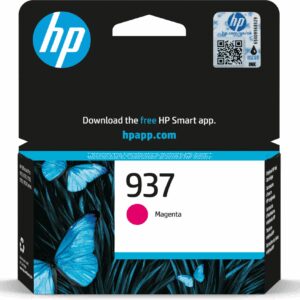 HP 937 Magenta Original Ink Cartridge cartucho de tinta 1 pieza(s) Rendimiento estándar