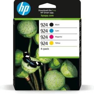 HP 924 CMYK Original Ink Cartridge 4-Pack cartucho de tinta 4 pieza(s) Rendimiento estándar Negro, Cian, Magenta, Amarillo