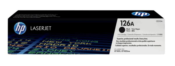 HP 126A Black Original LaserJet Toner Cartridge cartucho de tóner 1 pieza(s)