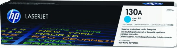 HP 130A Cyan Original LaserJet Toner Cartridge cartucho de tóner 1 pieza(s)